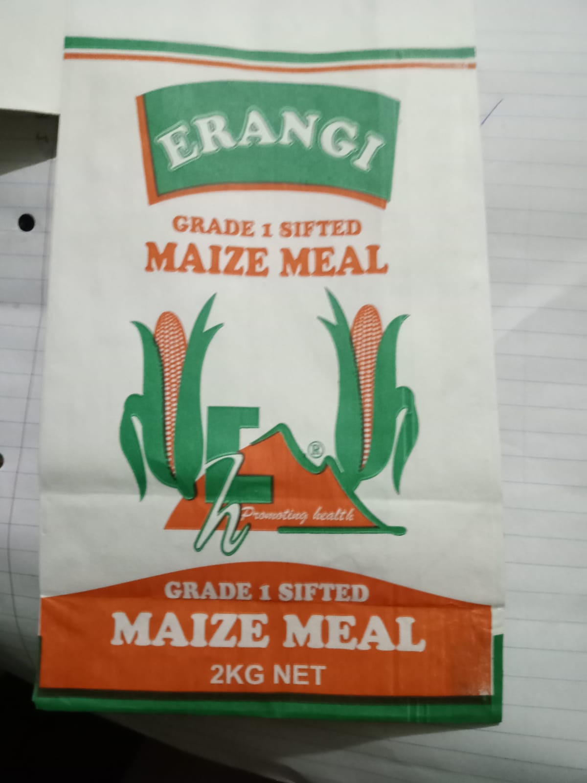 Grade Maize Meal (2 kg) – Erangi hills food Processors